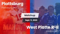 Matchup: Plattsburg High vs. West Platte R-II  2020