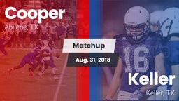 Matchup: Cooper  vs. Keller 2018