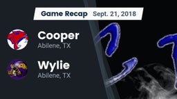 Recap: Cooper  vs. Wylie  2018