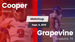 Matchup: Cooper  vs. Grapevine  2019