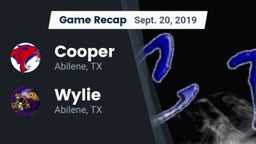 Recap: Cooper  vs. Wylie  2019