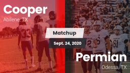 Matchup: Cooper  vs. Permian  2020