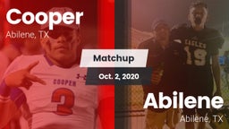 Matchup: Cooper  vs. Abilene  2020