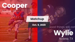 Matchup: Cooper  vs. Wylie  2020