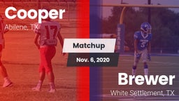 Matchup: Cooper  vs. Brewer  2020