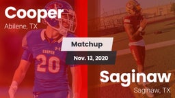 Matchup: Cooper  vs. Saginaw  2020