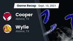 Recap: Cooper  vs. Wylie  2021