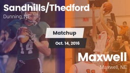 Matchup: Sandhills/Thedford vs. Maxwell  2016