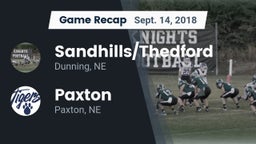 Recap: Sandhills/Thedford vs. Paxton  2018