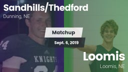Matchup: Sandhills/Thedford vs. Loomis  2019