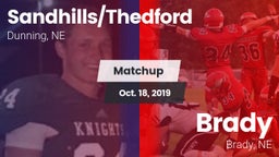 Matchup: Sandhills/Thedford vs. Brady  2019