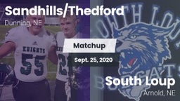 Matchup: Sandhills/Thedford vs. South Loup  2020