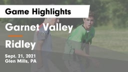 Garnet Valley  vs Ridley  Game Highlights - Sept. 21, 2021