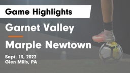 Garnet Valley  vs Marple Newtown  Game Highlights - Sept. 13, 2022