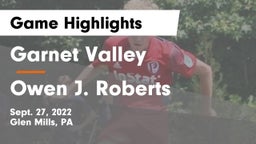 Garnet Valley  vs Owen J. Roberts  Game Highlights - Sept. 27, 2022