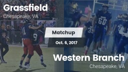 Matchup: Grassfield High vs. Western Branch  2017