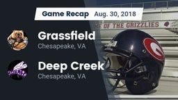 Recap: Grassfield  vs. Deep Creek  2018