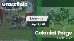 Matchup: Grassfield High vs. Colonial Forge  2018