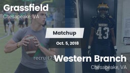 Matchup: Grassfield High vs. Western Branch  2018