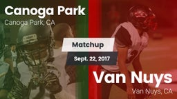 Matchup: Canoga Park High vs. Van Nuys  2017