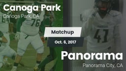 Matchup: Canoga Park High vs. Panorama  2017