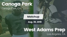Matchup: Canoga Park High vs. West Adams Prep  2018