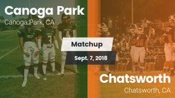 Matchup: Canoga Park High vs. Chatsworth  2018