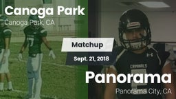 Matchup: Canoga Park High vs. Panorama  2018