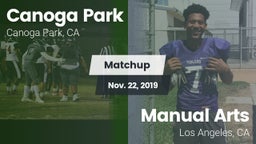 Matchup: Canoga Park High vs. Manual Arts  2019