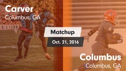 Matchup: Carver  vs. Columbus  2016