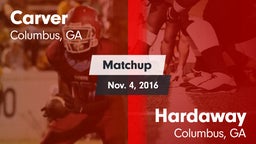 Matchup: Carver  vs. Hardaway  2016