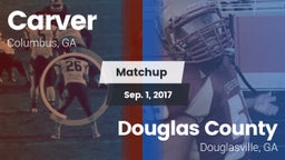 Matchup: Carver  vs. Douglas County  2017