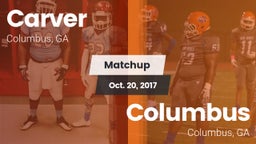 Matchup: Carver  vs. Columbus  2017