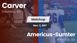 Matchup: Carver  vs. Americus-Sumter  2017