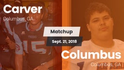 Matchup: Carver  vs. Columbus  2018