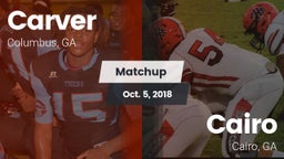 Matchup: Carver  vs. Cairo  2018