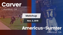 Matchup: Carver  vs. Americus-Sumter  2018
