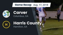 Recap: Carver  vs. Harris County  2018