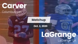 Matchup: Carver  vs. LaGrange  2020