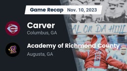 Recap: Carver  vs. Academy of Richmond County  2023