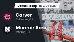 Recap: Carver  vs. Monroe Area  2023