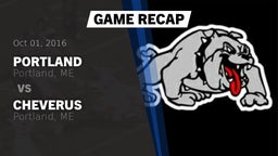 Recap: Portland  vs. Cheverus  2016