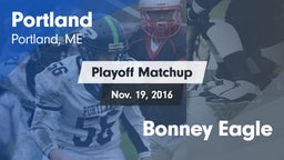 Matchup: Portland  vs. Bonney Eagle 2016