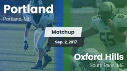 Matchup: Portland  vs. Oxford Hills  2017