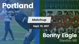 Matchup: Portland  vs. Bonny Eagle  2017