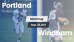 Matchup: Portland  vs. Windham  2017