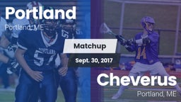 Matchup: Portland  vs. Cheverus  2017