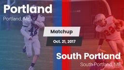 Matchup: Portland  vs. South Portland  2017