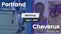 Matchup: Portland  vs. Cheverus  2018