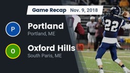 Recap: Portland  vs. Oxford Hills  2018